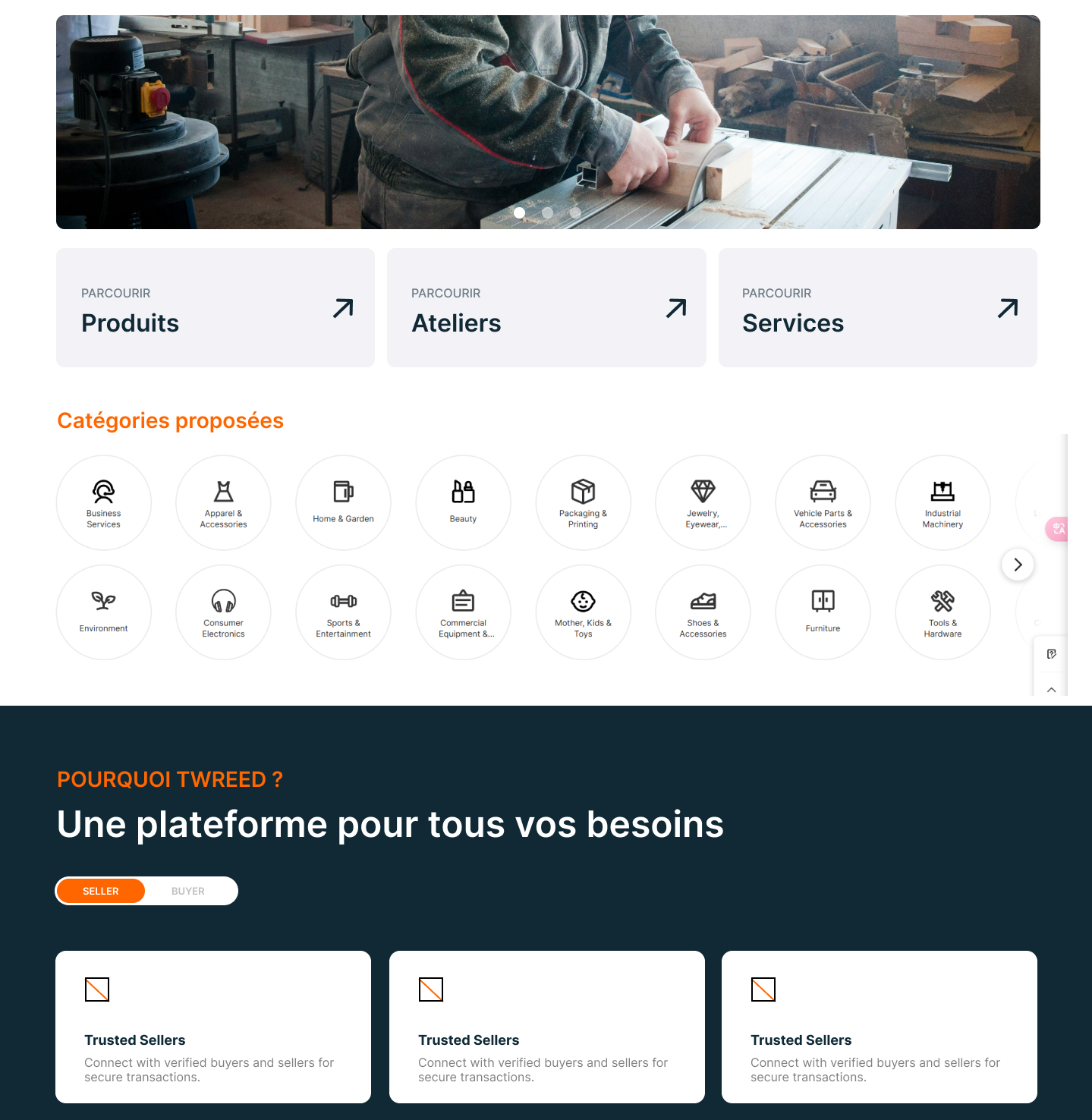 Tawreed screenshot